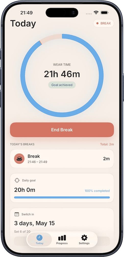 Align — Today screen